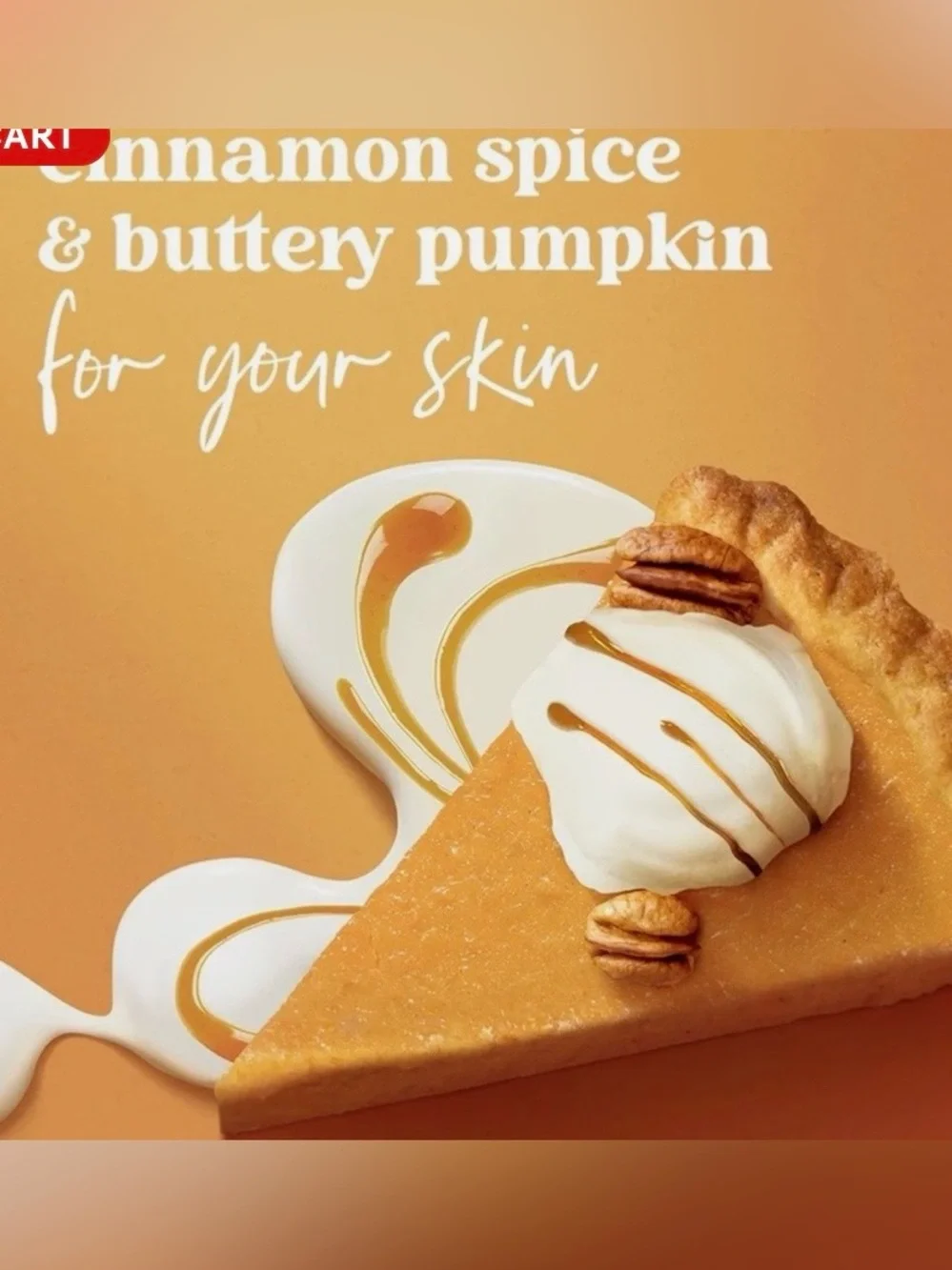 Dove cinnamon pumpkin